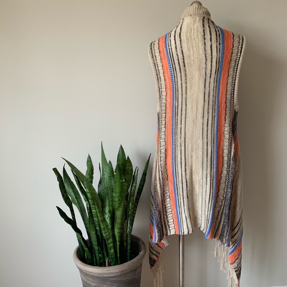 Aztec Mix | Boho Fringe Cardigan - Picture 2 of 3